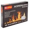 Acendalha Branca 48 Cubos Fireshop Acendalha Branca 48 Cubos Fireshop