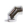 Curva Inox M/F 90º Ø200mm Curva Inox M/F 90º Ø200mm