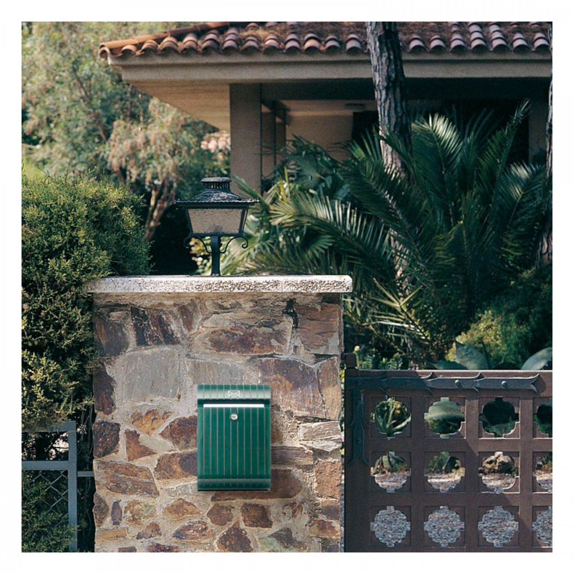 Caixa de Correio ABS Verde 252x377x110mm Tatay
