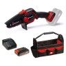 Mini Motosserra GE-PS 18/15 Li BL + Starter Kit 1x2.5Ah + Saco Einhell Mini Motosserra GE-PS 18/15 Li BL + Starter Kit 1x2.5Ah + Saco Einhell