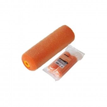 2 Recargas Mini Rolo Pintura Esmalte Solvente 20x150mm