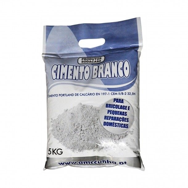 Cimento Portland Branco 5Kg
