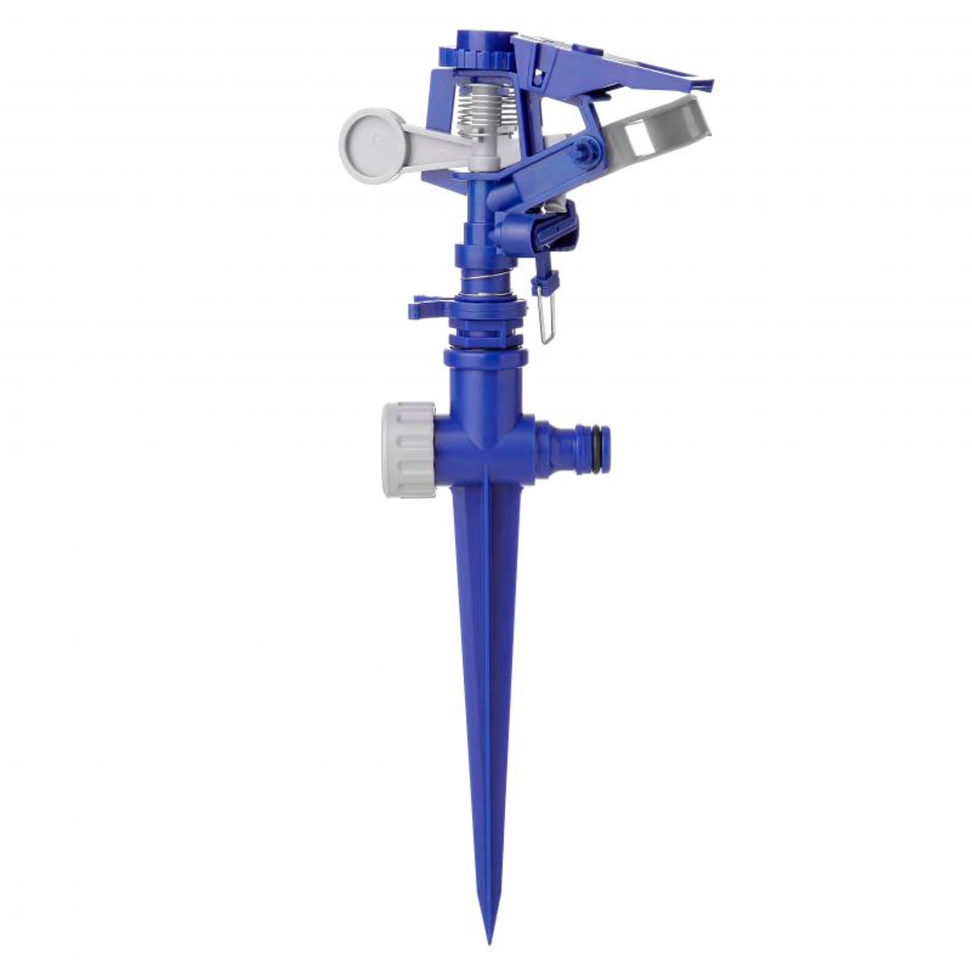 Aspersor Setorial com Espeto Plástico Azul Blister Tatay