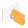 Suporte em U Abas Exterior 300x80mm Suporte em U Abas Exterior 300x80mm