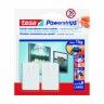 Cabide de Parede Adesivo 27x45x10mm PVC Branco Tesa 2 Uni