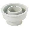 Emboque de Sanita Exterior 65x34mm Branco Emboque de Sanita Exterior 65x34mm Branco