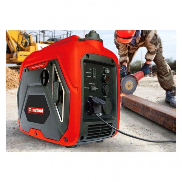 Gerador Inverter 2000W 4 Tempos 79,8cc Tomadas 2x230V 1x12V 2xUSB Nutool Gerador Inverter 2000W 4 Tempos 79,8cc Tomadas 2x230V 1x12V 2xUSB Nutool