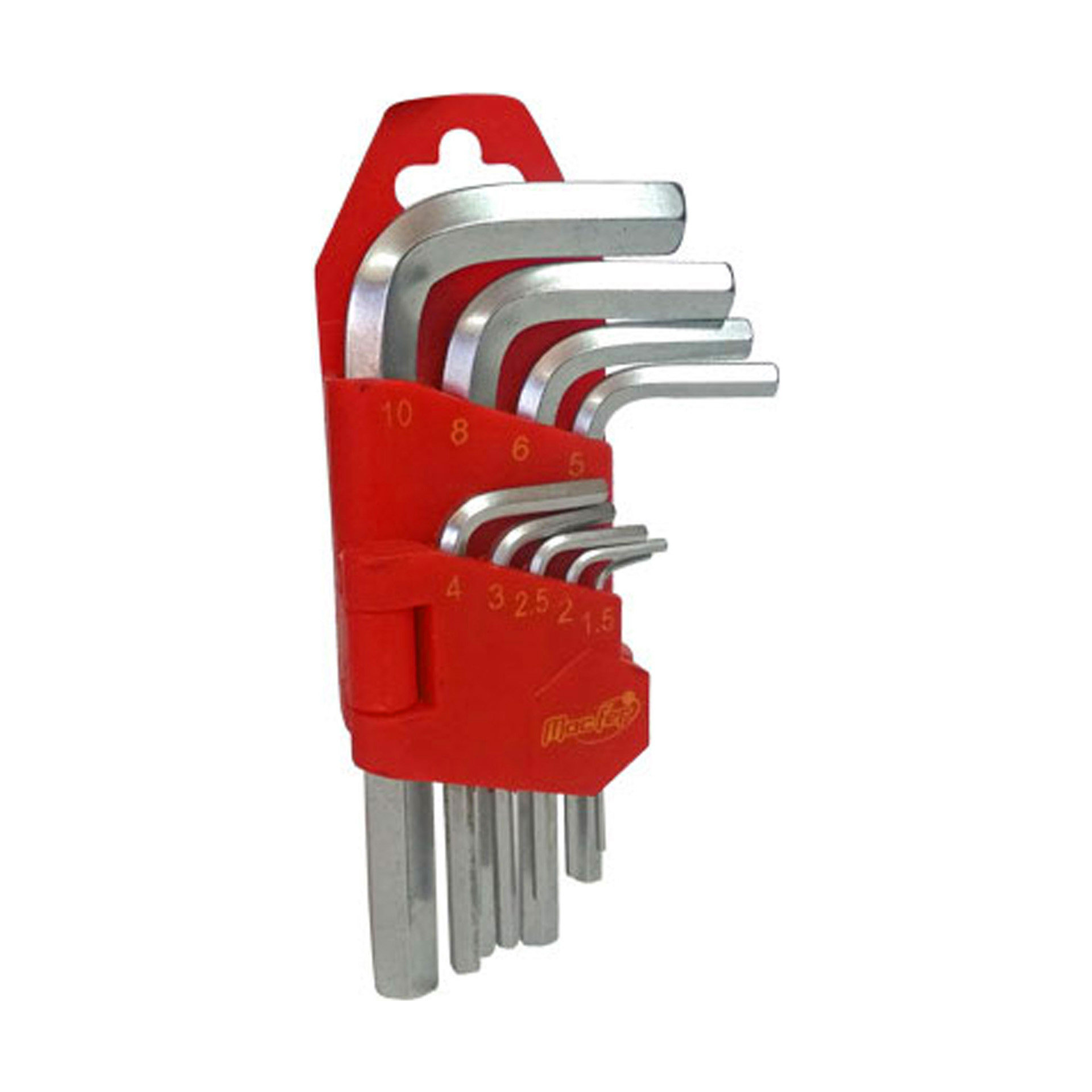 Kit 9 Chaves Umbrako Sextavadas Interiores Macfer 1,5-10mm