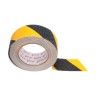 Fita Adesiva Antiderrapante 25mm 10M Preta/Amarela Macfer Fita Adesiva Antiderrapante 25mm 10M Preta/Amarela Macfer