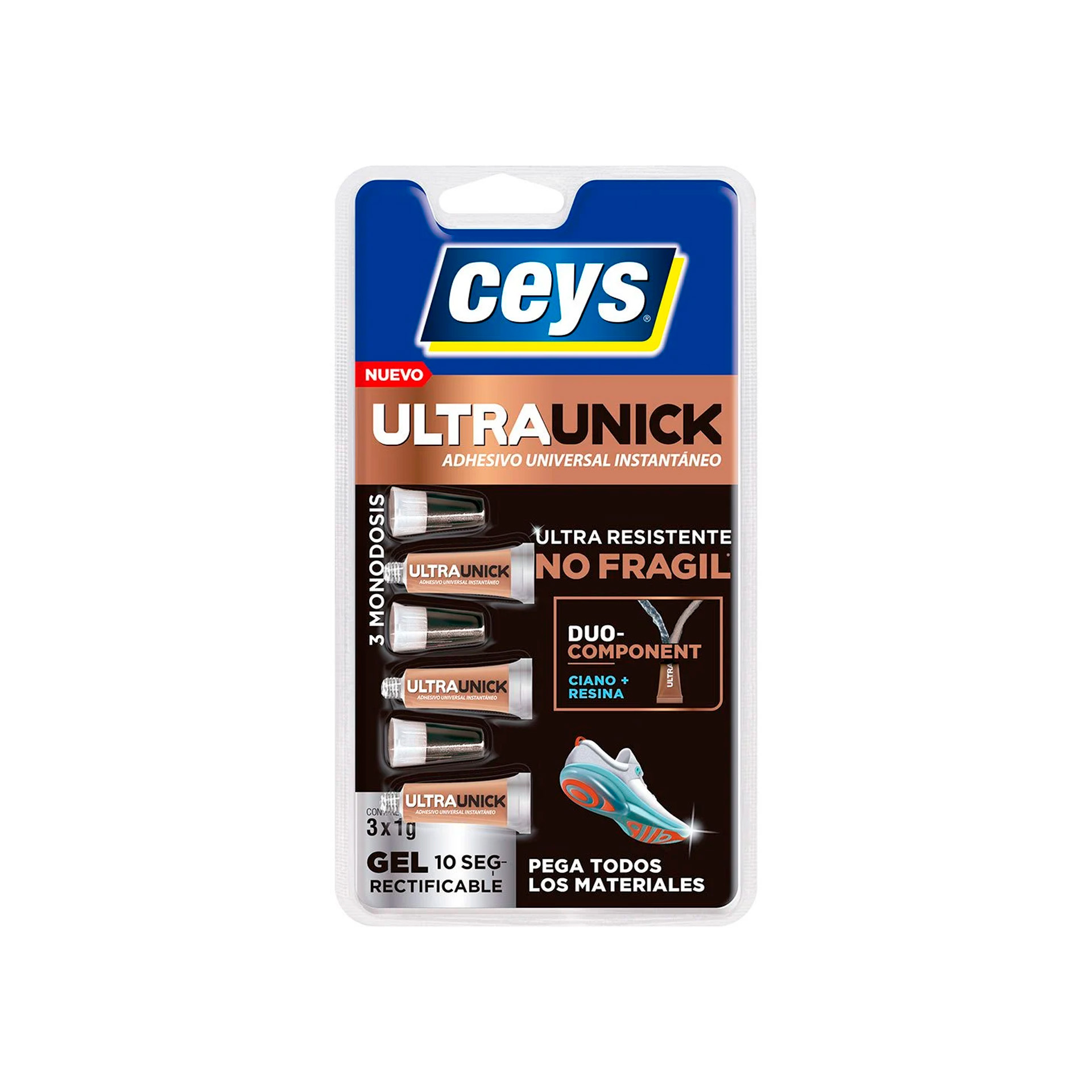 Cola Universal Instantânea Gel UltraUnick 3x1g Ceys