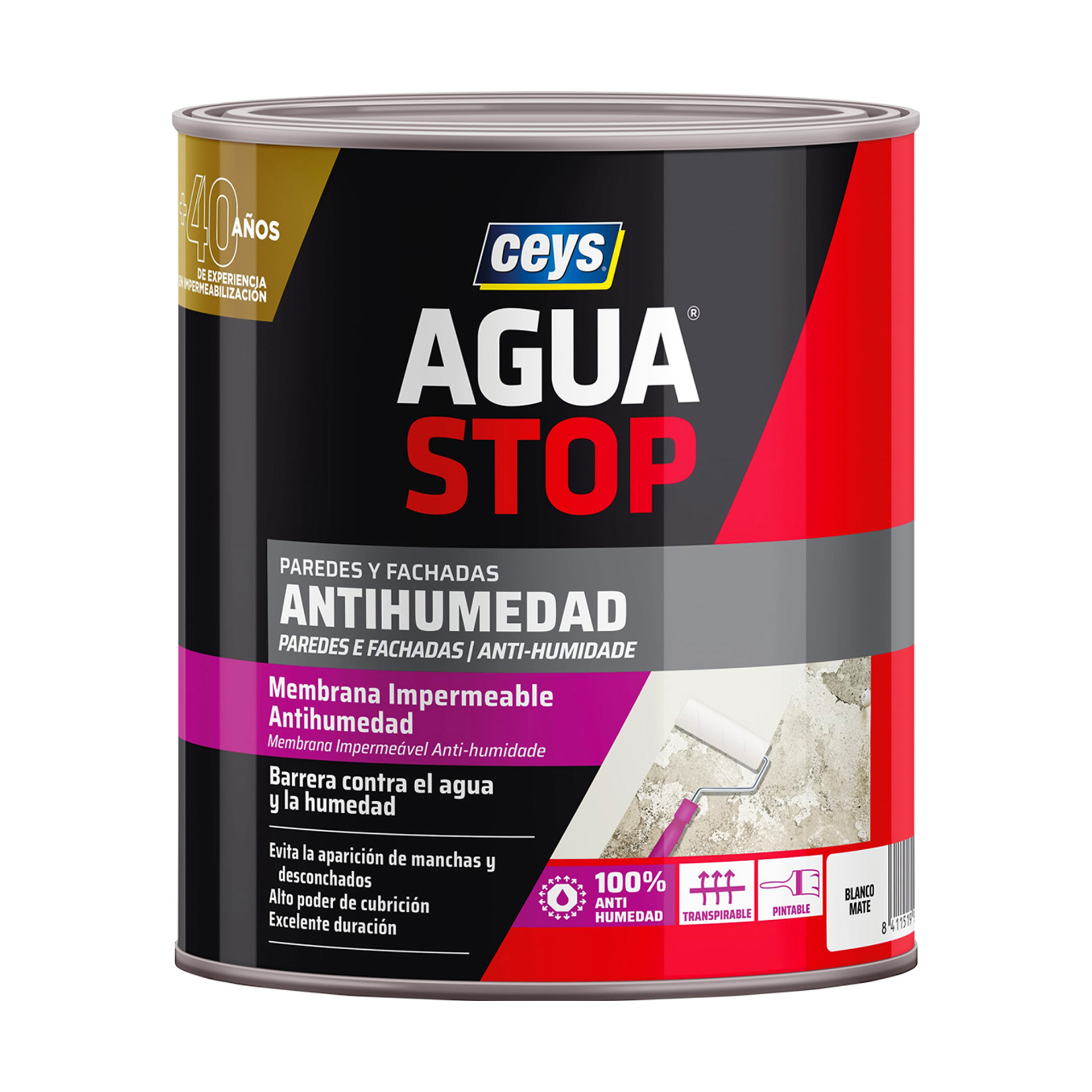 Impermeabilizante Anti Humidade Aguastop Ceys