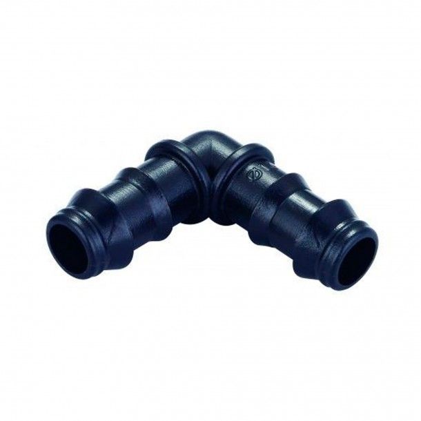 Joelho Estriado Micro Rega 16mm Polietileno Blister 4 Aqua Control