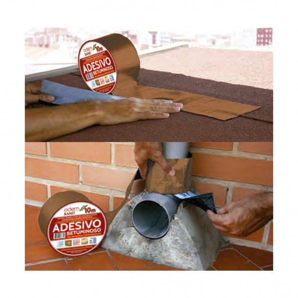 Fita Betuminosa Autoadesiva Terracota 0,20x10M Fita Betuminosa Autoadesiva Terracota 0,20x10M