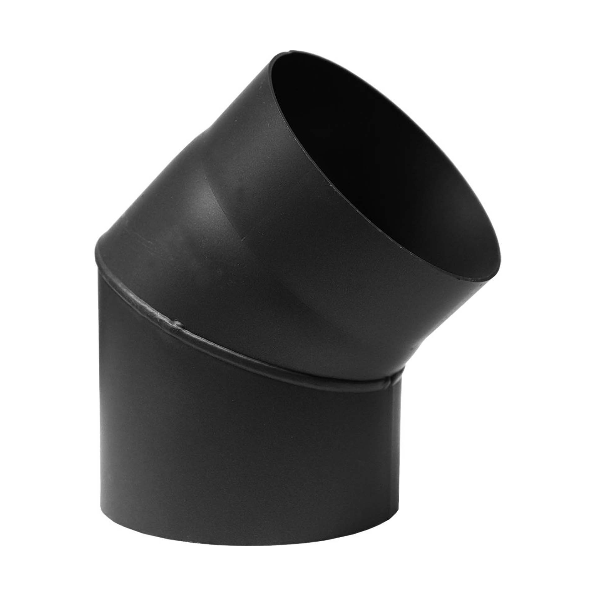 Curva Aço Preto 150mm 45º