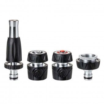 Agulheta de Rega com Kit de 4 Peas Metal Soft Blister 15mm Tatay