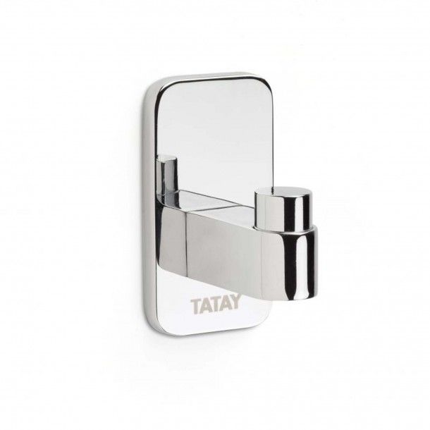 Cabide de Parede de Colar Slim Inox Cromado Tatay