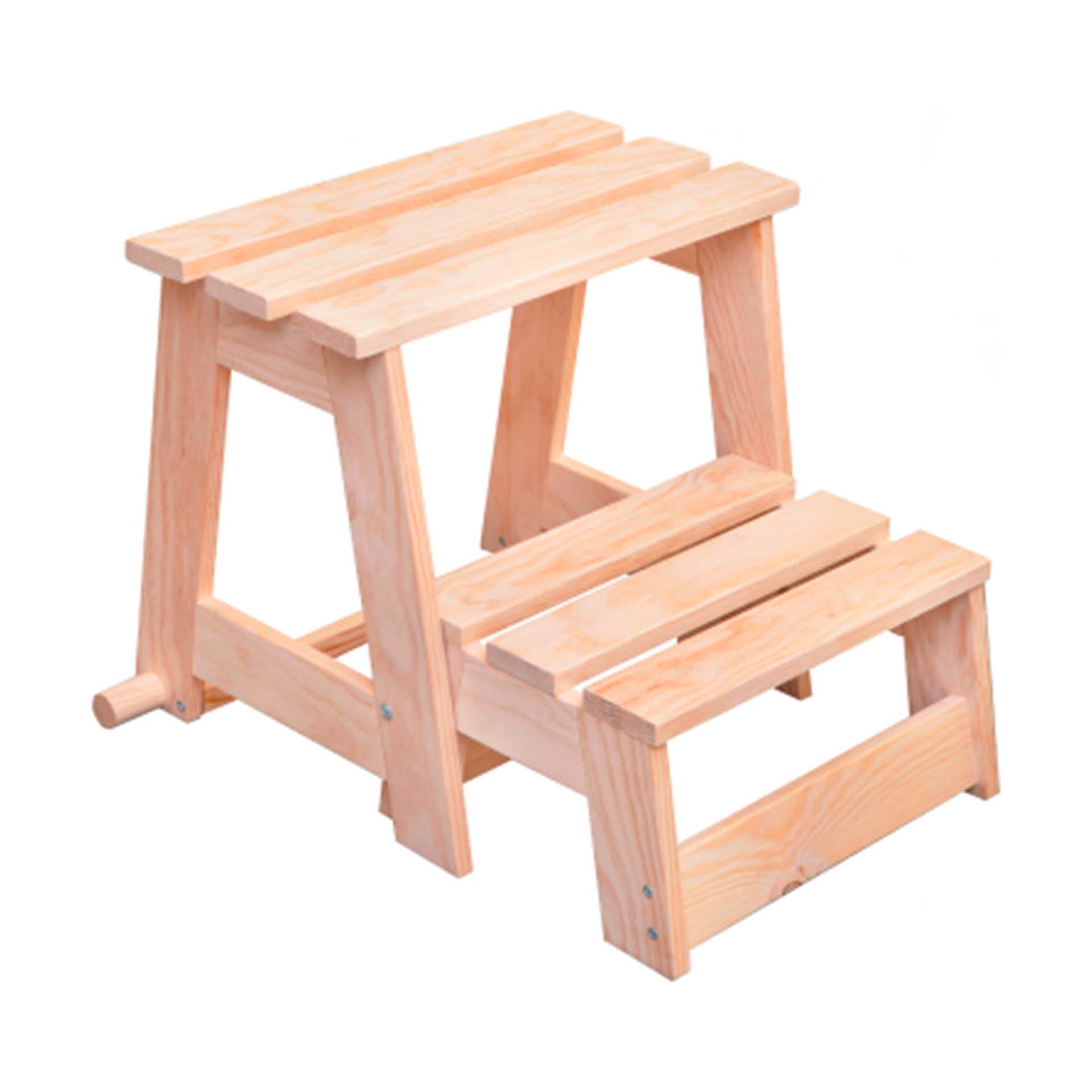 Banco Escadote Dobrável 500x420x585mm Madeira Astigarraga