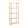 Estante de 5 Prateleiras 650x1710x300mm Madeira Astigarraga Estante de 5 Prateleiras 650x1710x300mm Madeira Astigarraga