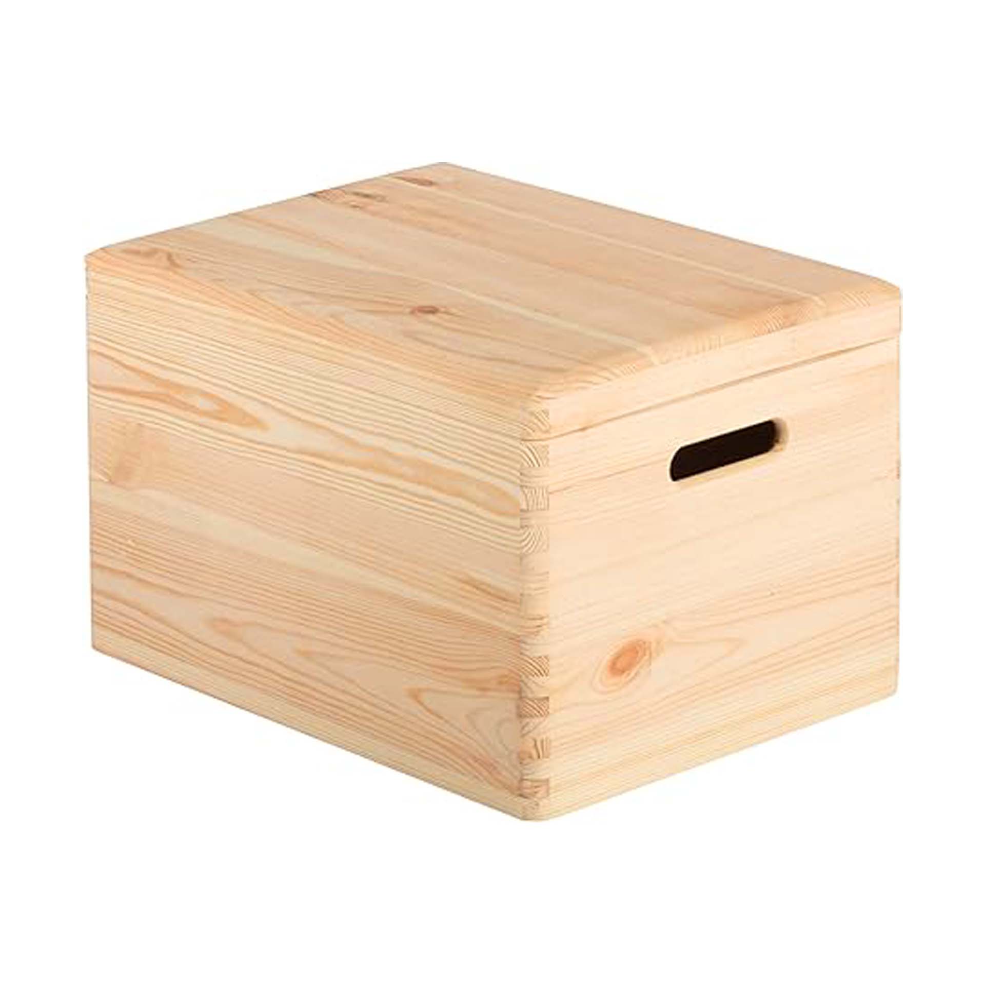 Caixa de Arrumação com Tampo 400x300x230mm Madeira Astigarraga