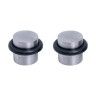 Batente de Porta 820 19x20mm Inox Blister 2 Batente de Porta 820 19x20mm Inox Blister 2