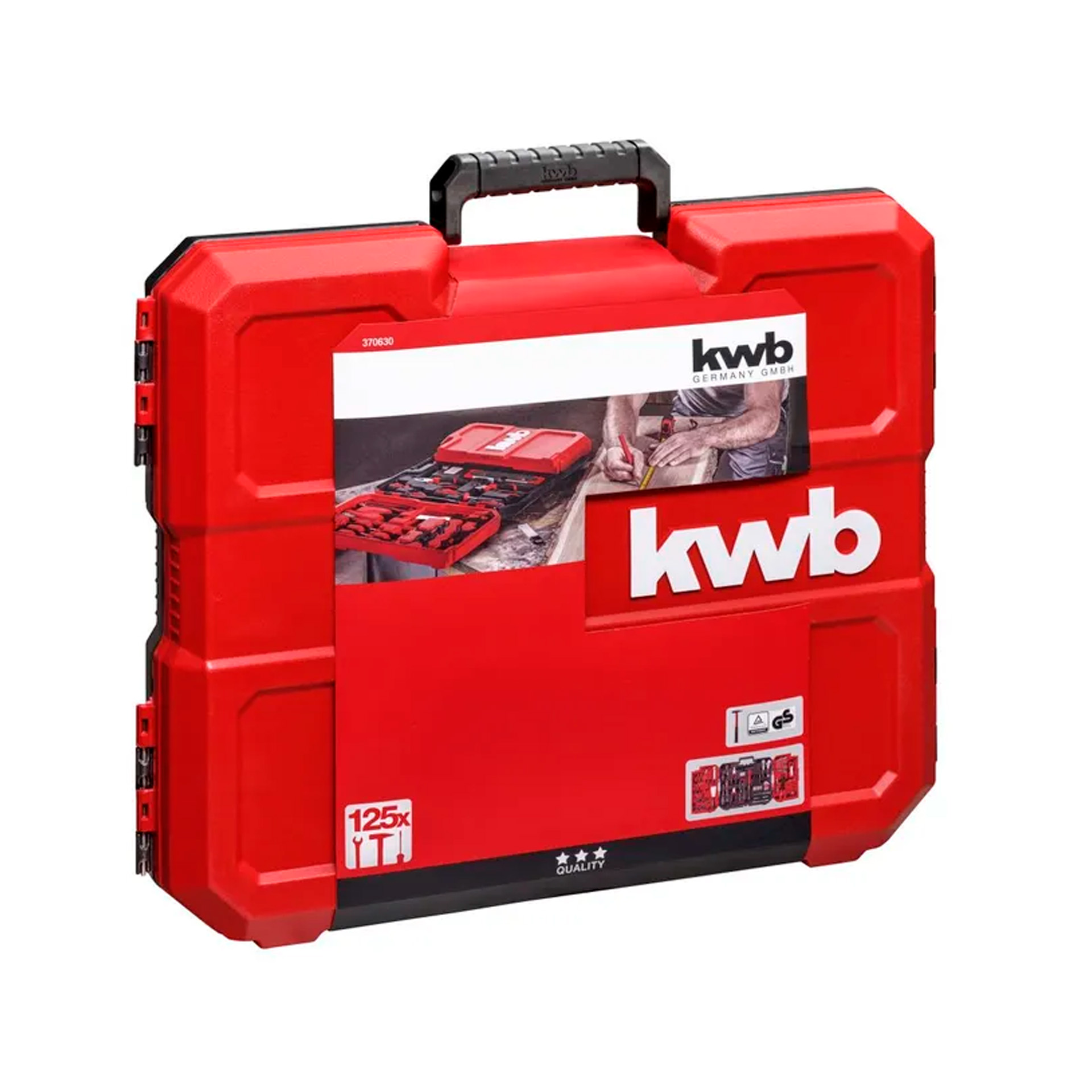 Mala de Ferramentas 125 Peças KWB