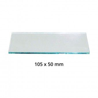 2 Vidros Mscara Soldar Transparente - 105x50 mm