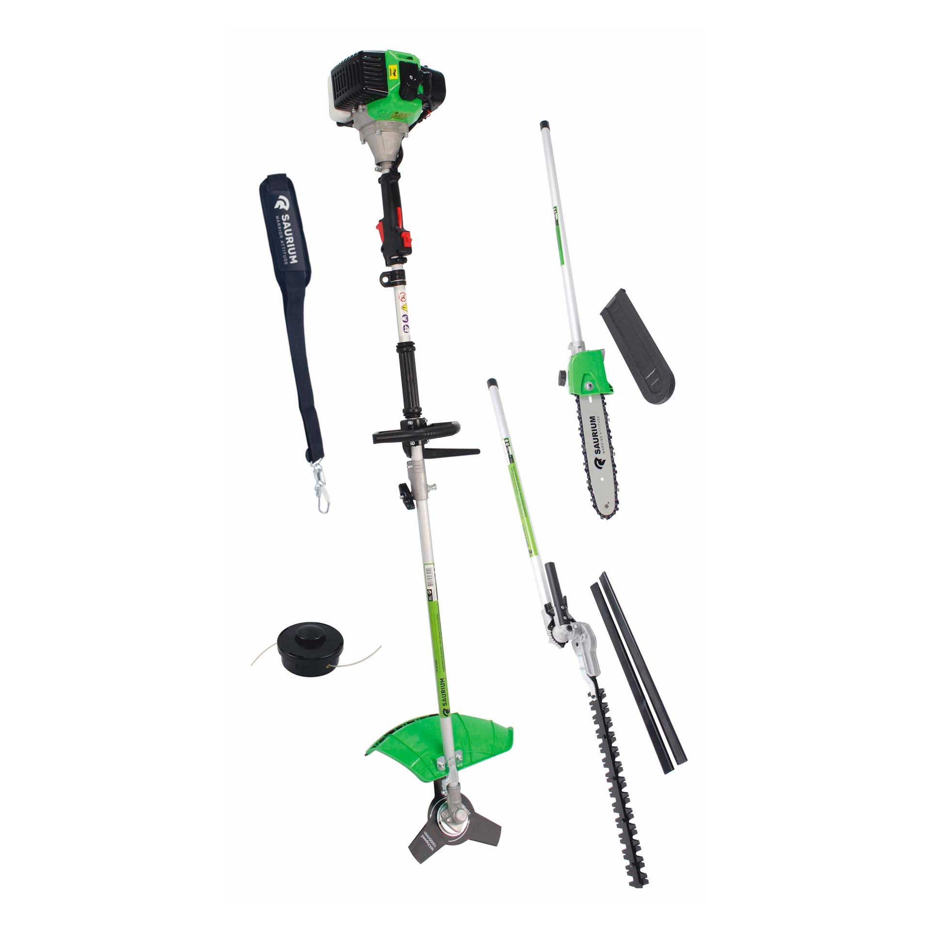 Roçadora Multifunções com Acessórios 4 em 1 52cc Saurium