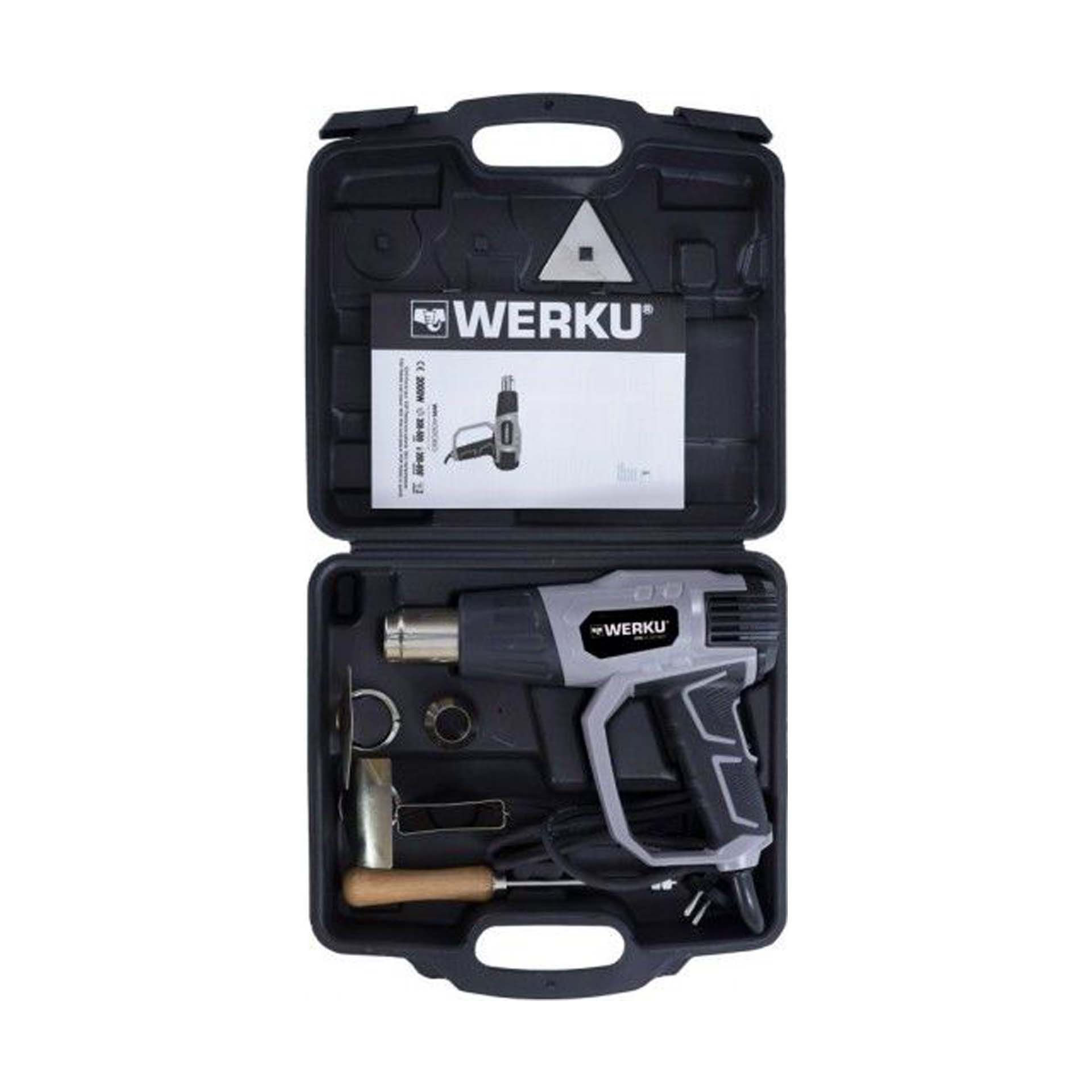 Pistola de Ar Quente 2000W com Mala WK402060 Werku