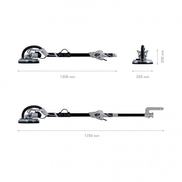 Lixadora de Parede/Teto 225mm 750W WK400030 Werku