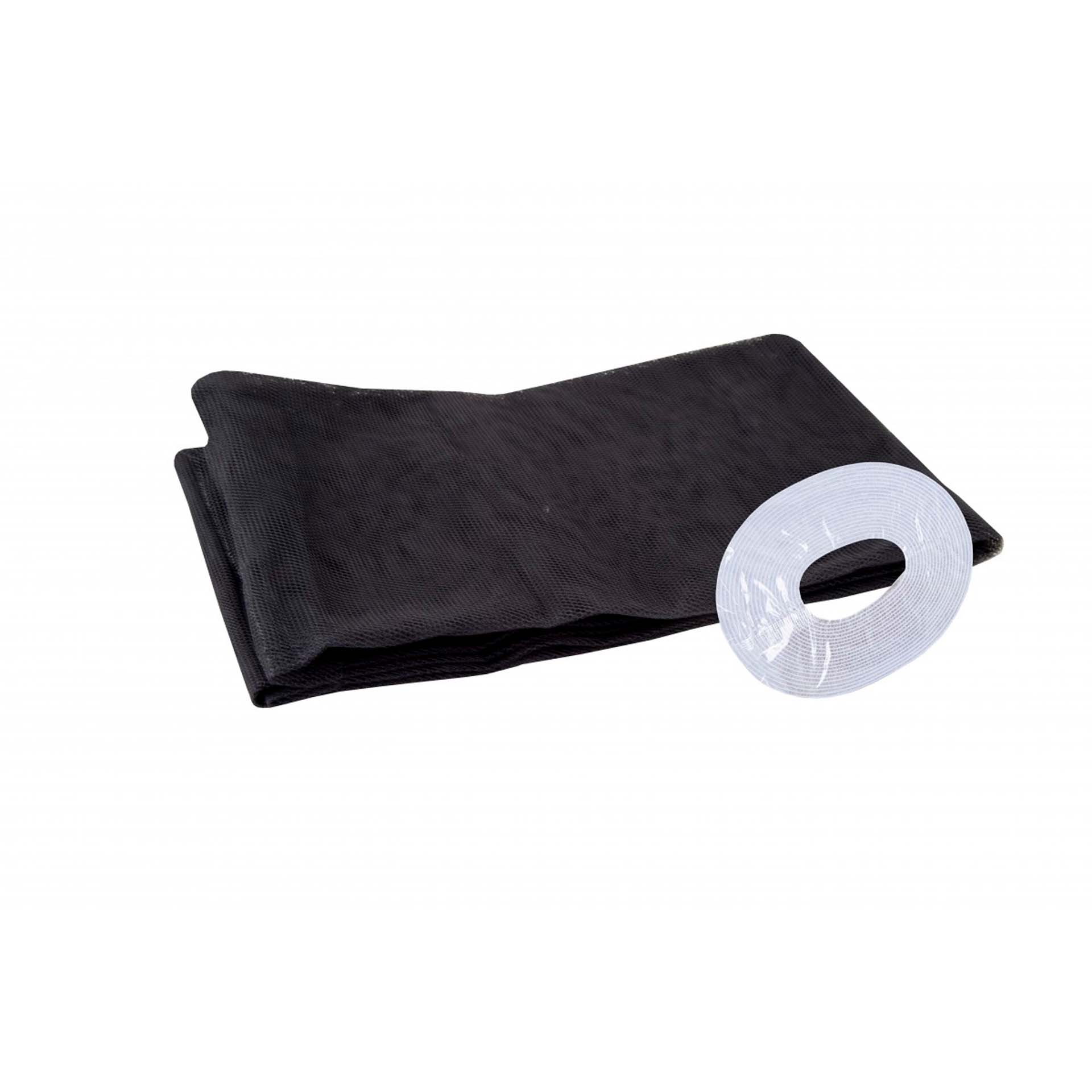 Rede Mosquiteira para Janela com Velcro 130x150cm Antracite M.Cardoso