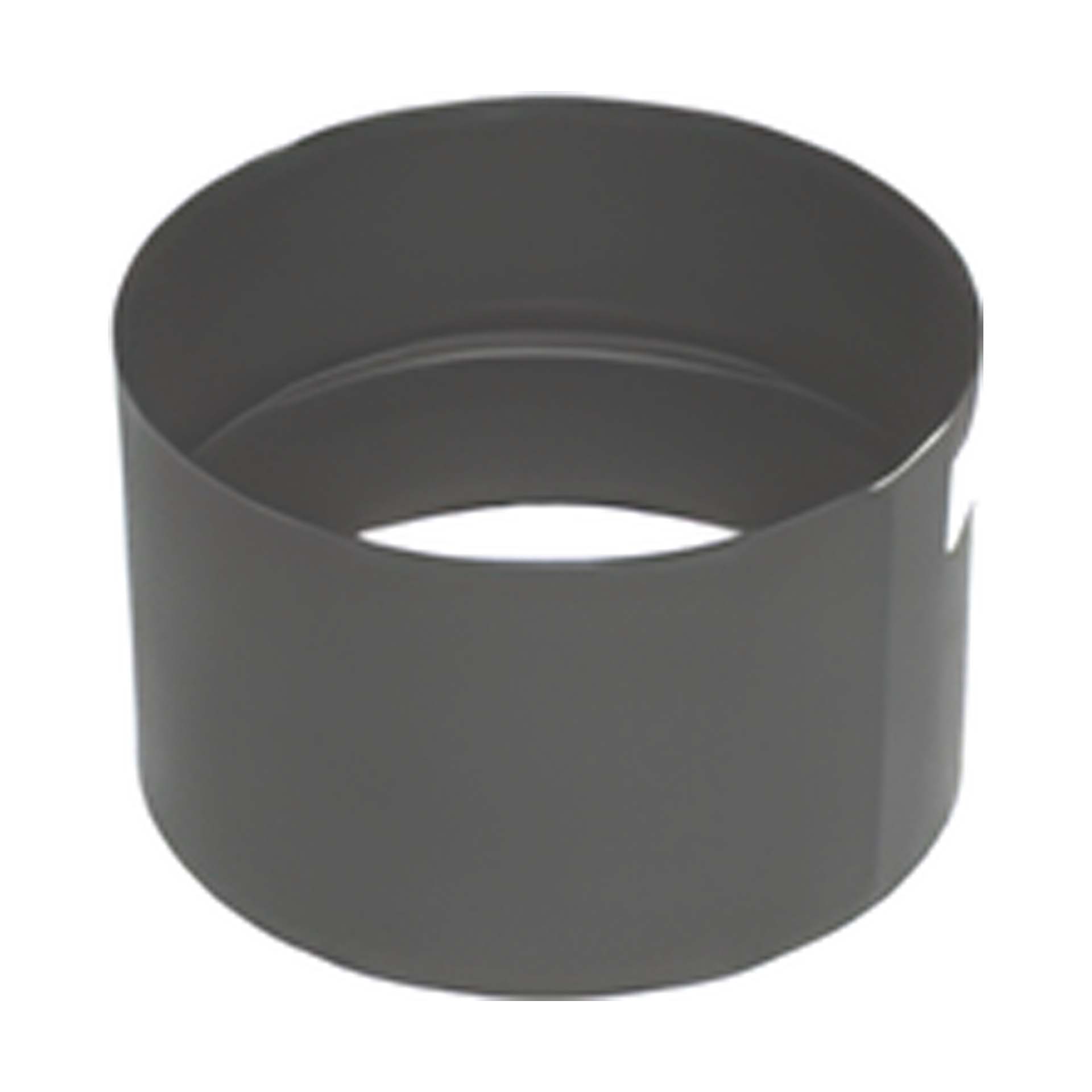 União Anti-Condensação Aço 150mm Preto