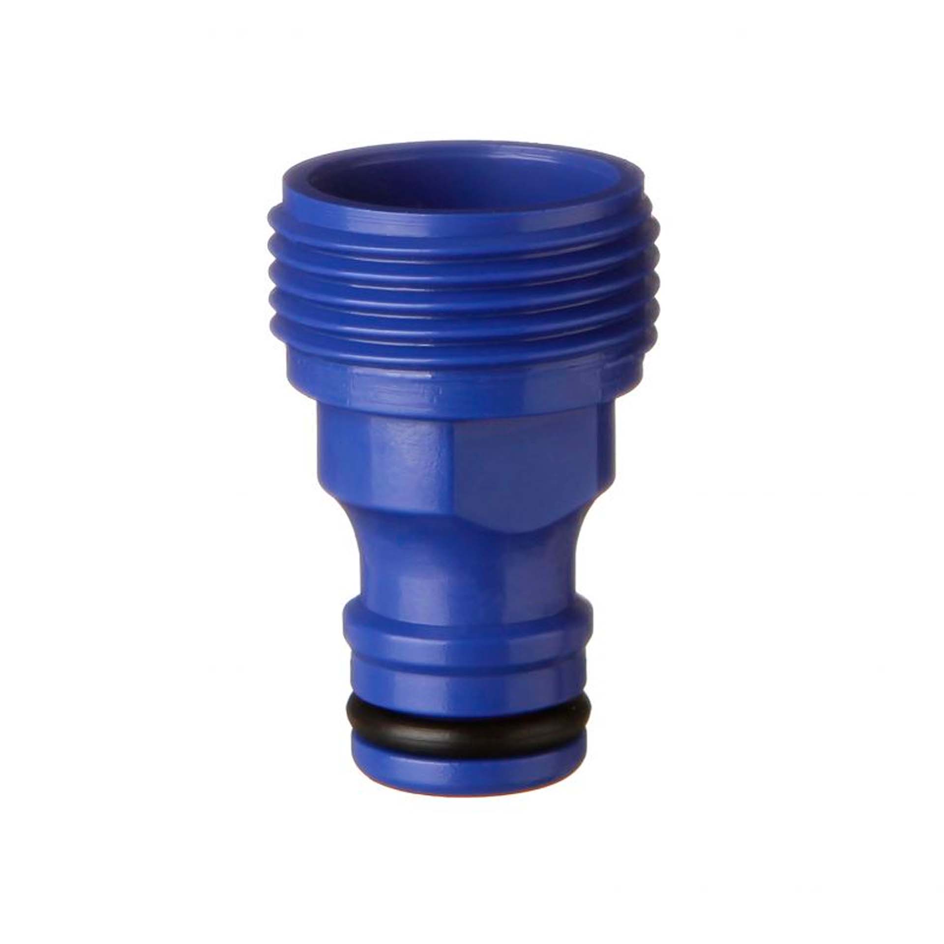 Racord Rápido Macho Granel Plástico Azul 3/4" Tatay