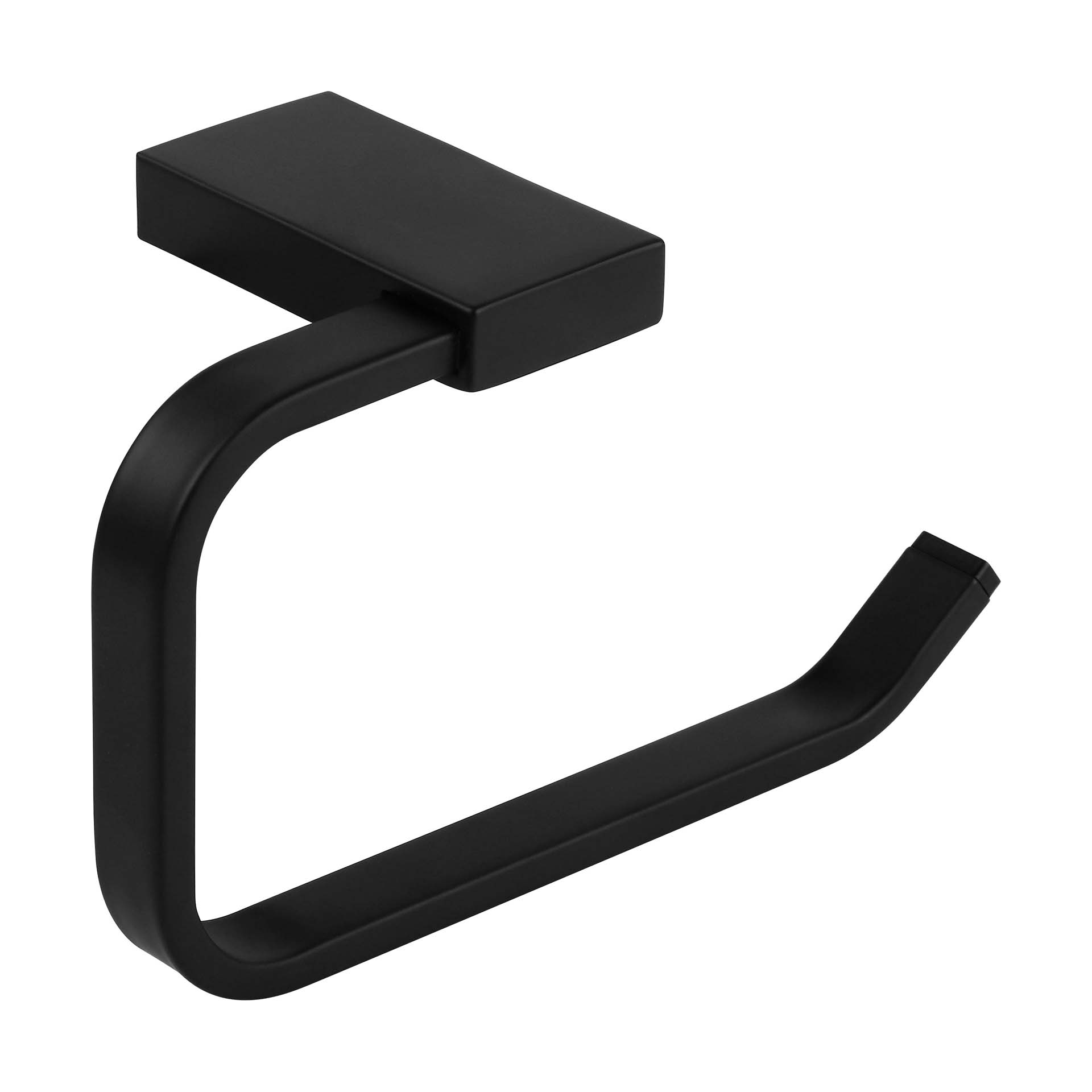 Porta-Rolos Simples Lisboa Latão Preto Mate AFJ