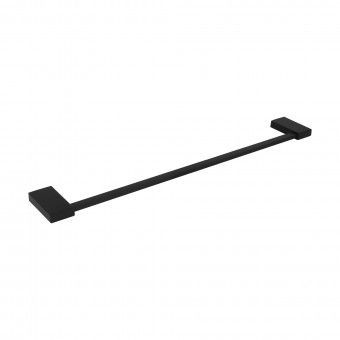 Toalheiro Lisboa 50cm Lato Preto Mate AFJ
