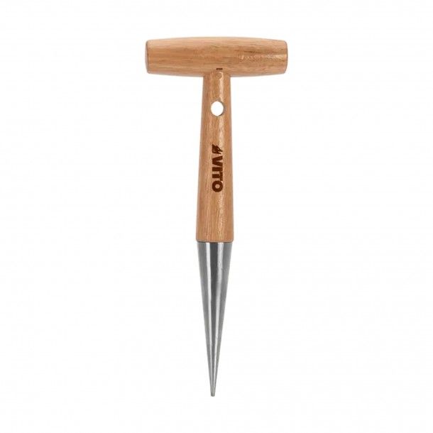 Plantador de Bolbos com Cabo Madeira 29cm Vito