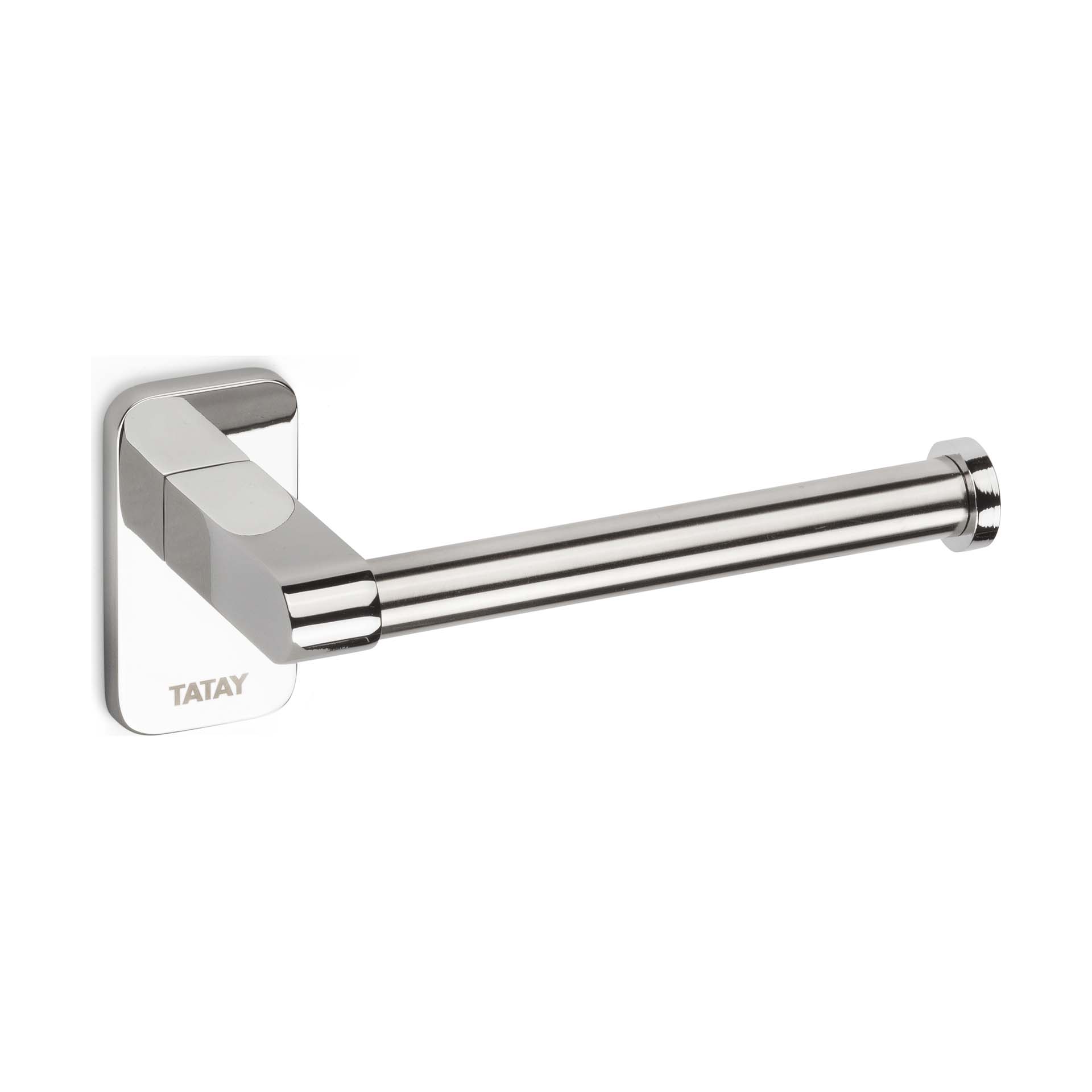 Porta-Rolos Simples Slim Inox Tatay
