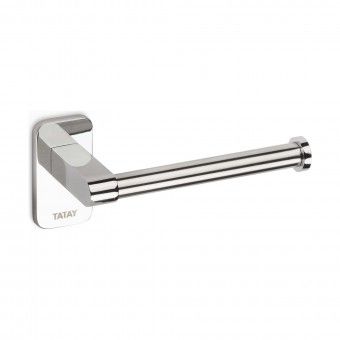 Porta-Rolos Simples Slim Inox Tatay