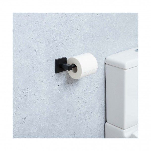 Porta-Rolos Simples Nero Inox Preto Tatay Porta-Rolos Simples Nero Inox Preto Tatay