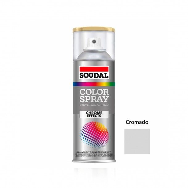 Spray Multisuperfícies Cromado Soudal 400ml Spray Multisuperfícies Cromado Soudal 400ml