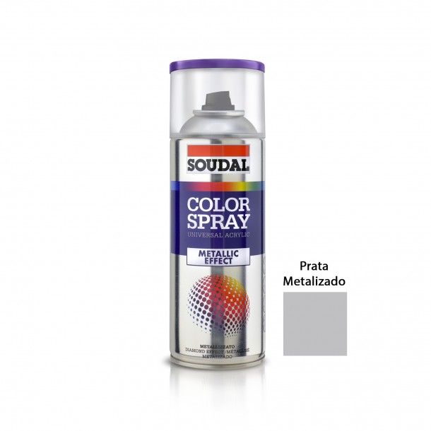 Spray Multisuperfícies Metalizado Soudal 400ml Spray Multisuperfícies Metalizado Soudal 400ml