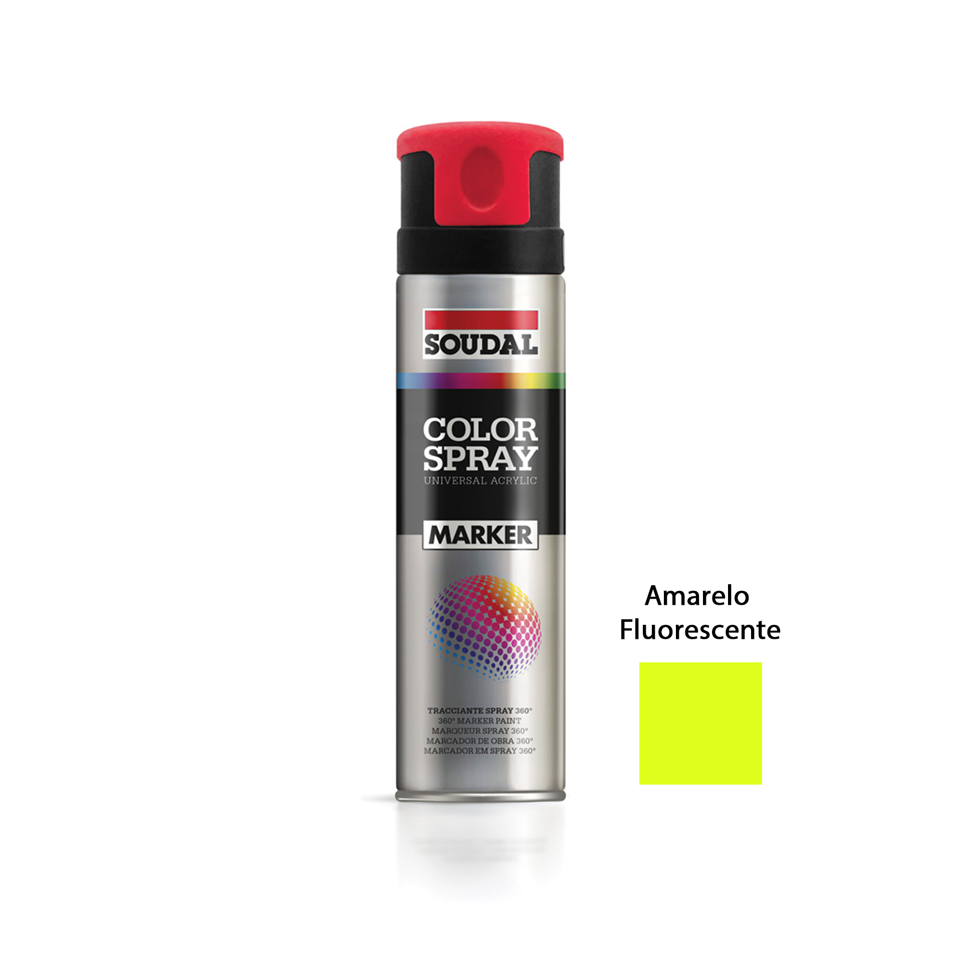 Spray Marcador Obra Soudal 500ml