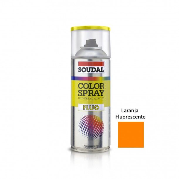 Spray Multisuperfícies Fluorescente Soudal 400ml Spray Multisuperfícies Fluorescente Soudal 400ml