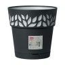 Vaso Plástico Grafite Ø 20 cm Vaso Plástico Grafite Ø 20 cm