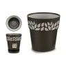 Vaso Plástico Grafite Ø 20 cm Vaso Plástico Grafite Ø 20 cm