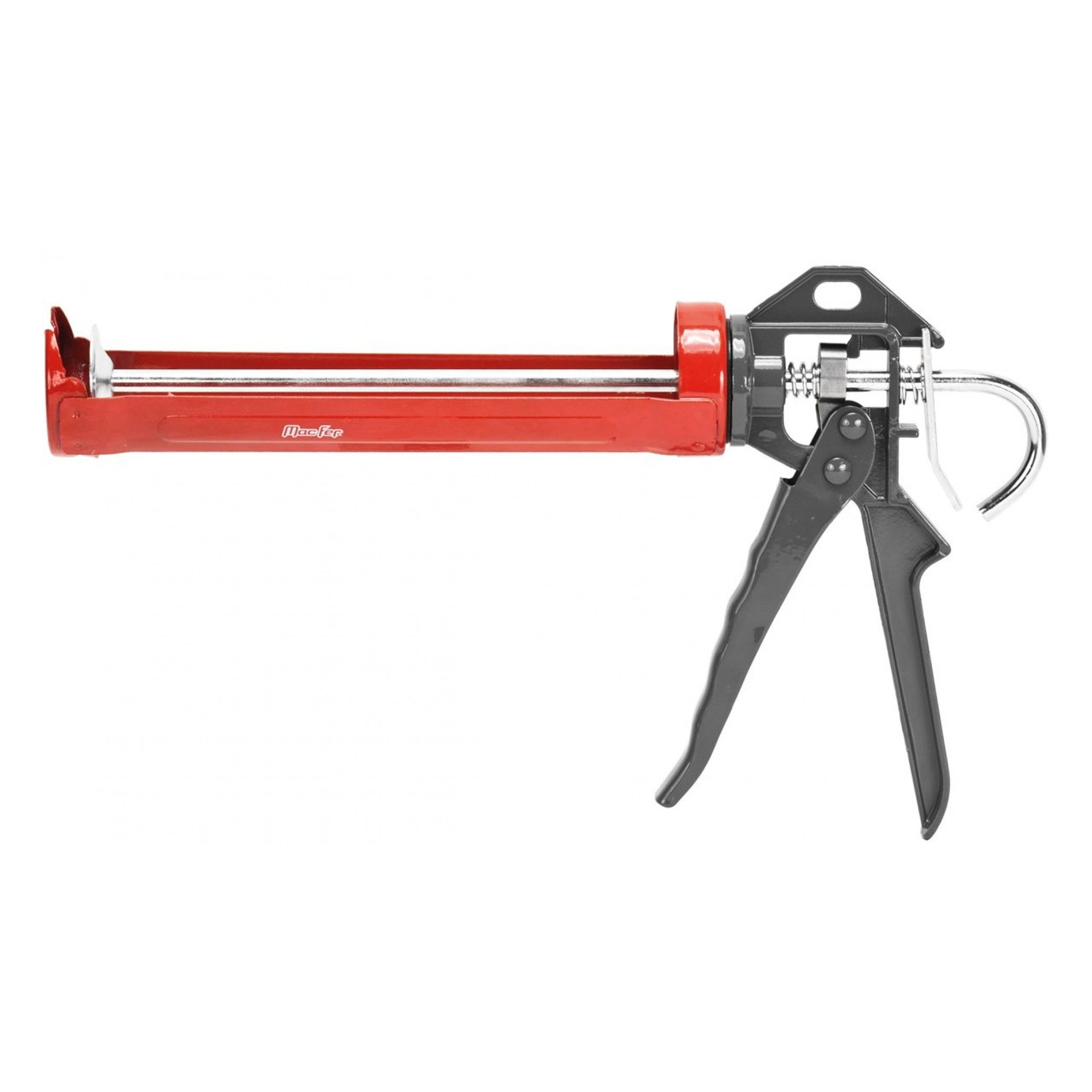 Pistola Mastik Semi Tubular Vermelha 300ml Macfer