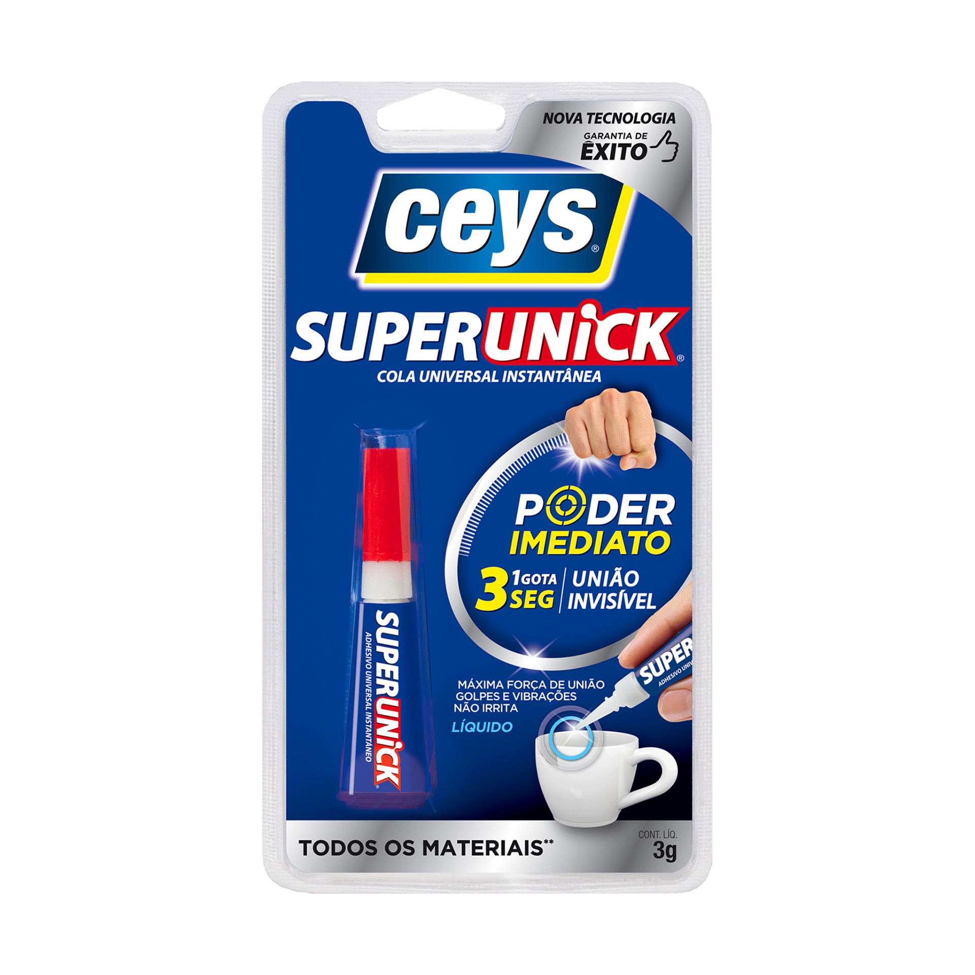 Cola Universal Instantânea Ceys 3ml