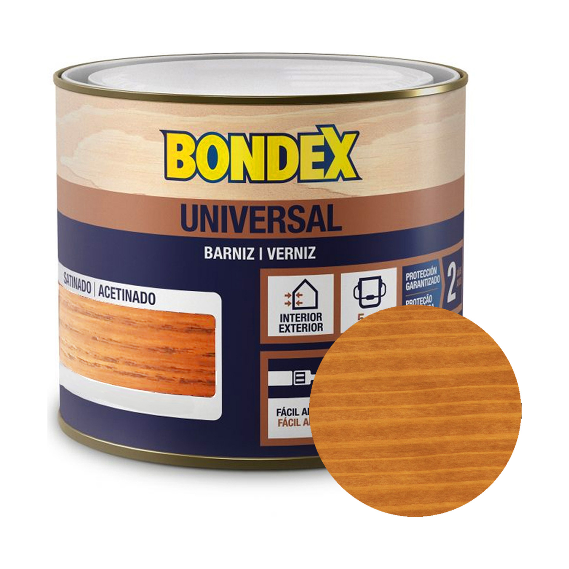 Bondex Universal Verniz para Madeira Sintético Acetinado 375ml
