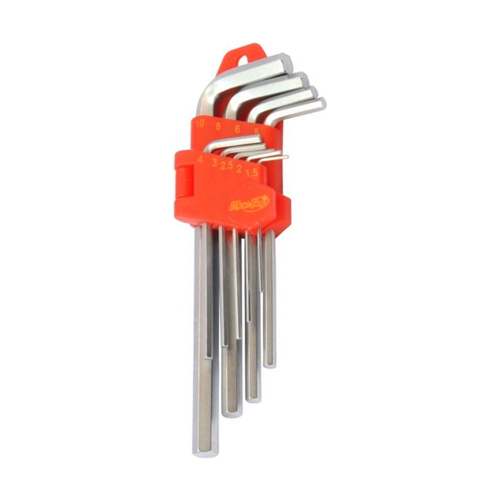 Chave Sextavada Interior Longas Macfer 1,5-10mm 9 Uni