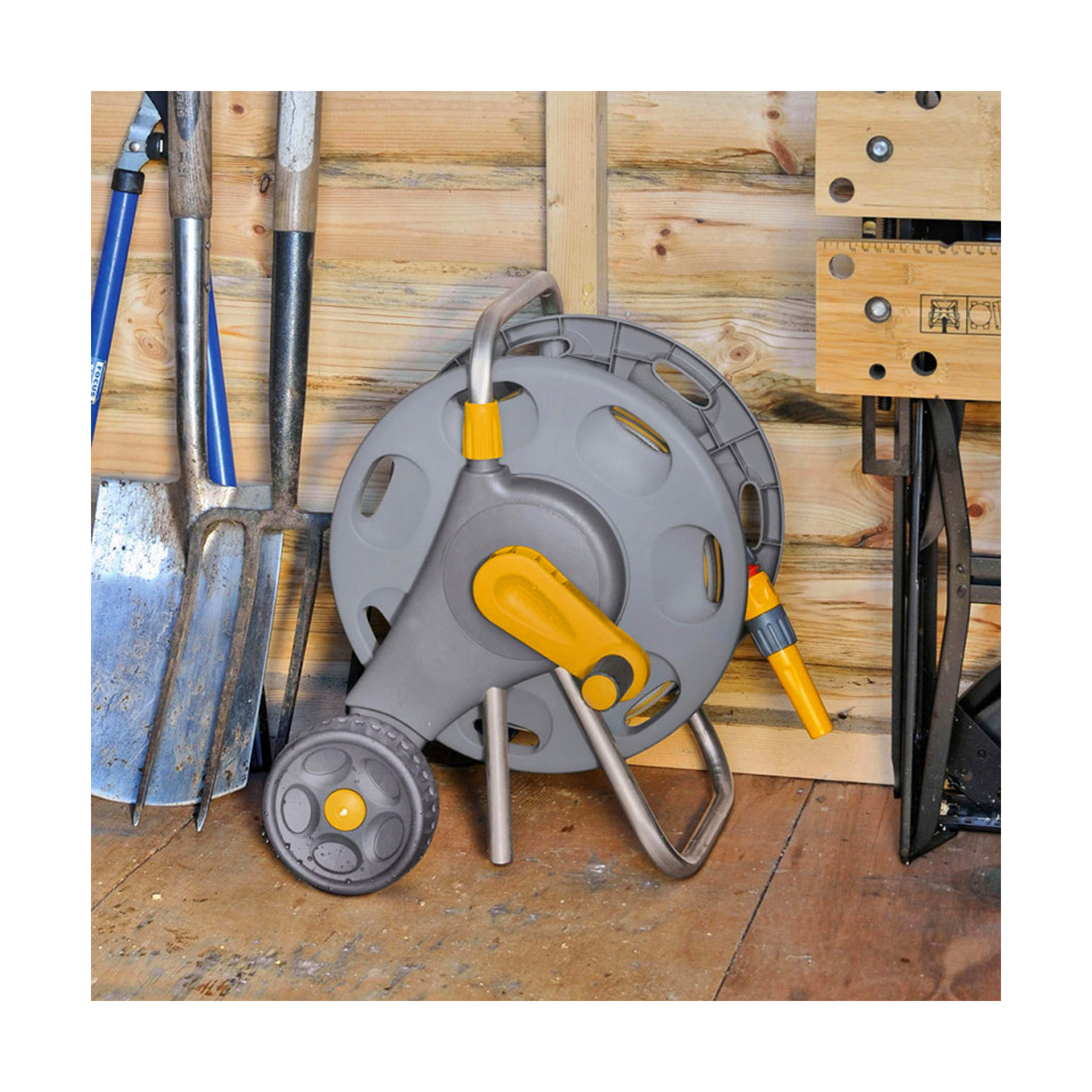 Carro Enrolador com Mangueira 30m