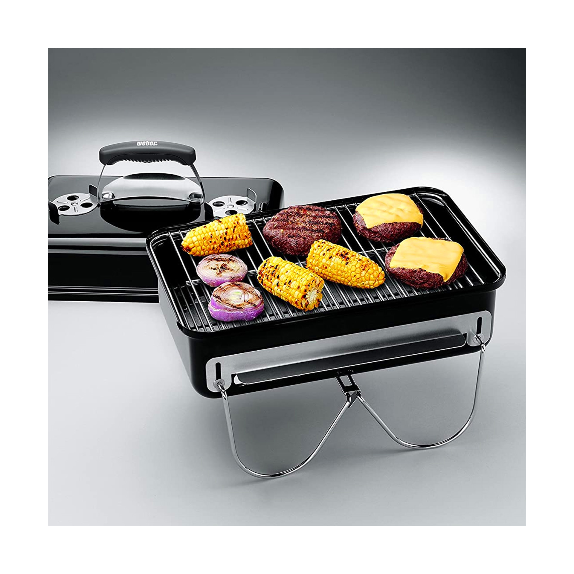 Grelhador Weber Portátil a Carvão Go-Anywhere